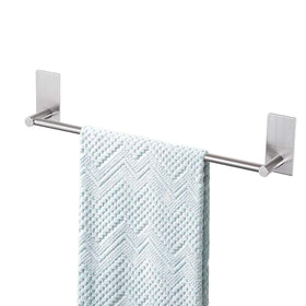Songtec 16 inch towel bar with stick-on design for fast bathroom organization
