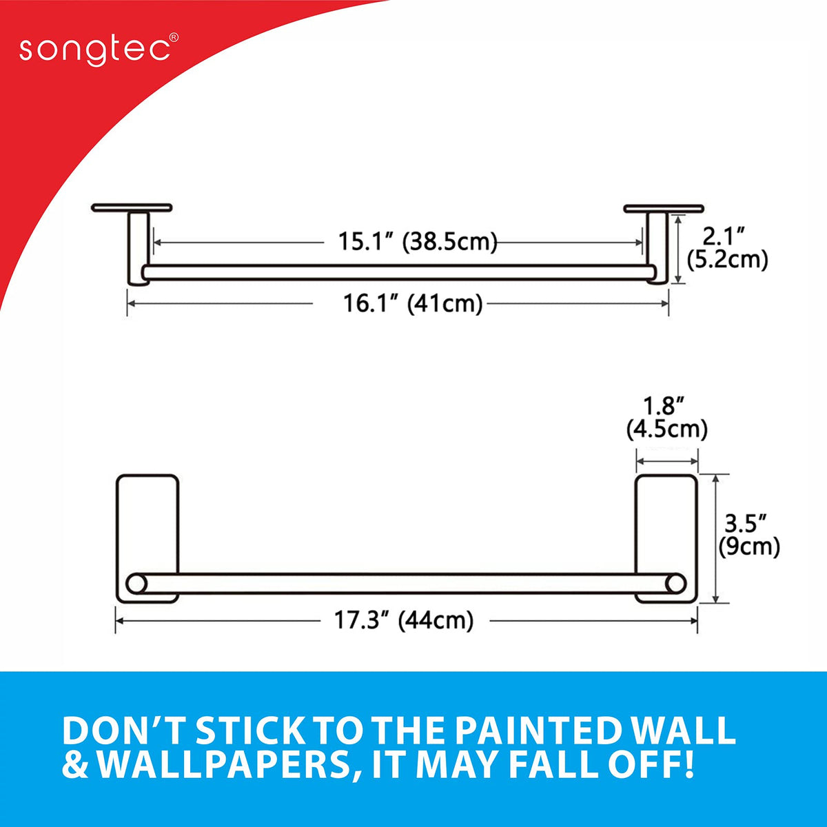 Songtec strong self-adhesive tape close-up, reliable grip on smooth surfaces.