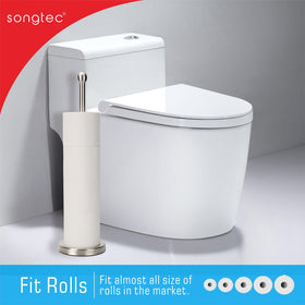Songtec floor stand reserves an extra roll for quick replacements.