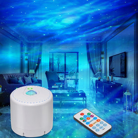 Sonhonron Star Projector galaxy-nebula fills the ceiling with relaxing ambiance.