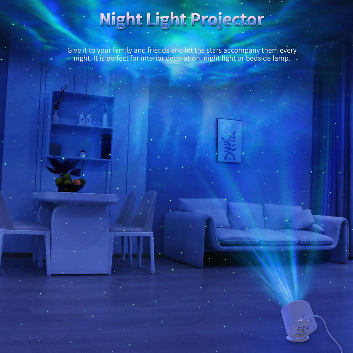 Sonhonron Star Projector sleep-mode helps establish a calm night routine.