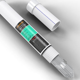 SONNLER ER4043 welding arc demonstrates a stable weld with low spatter for aluminum.