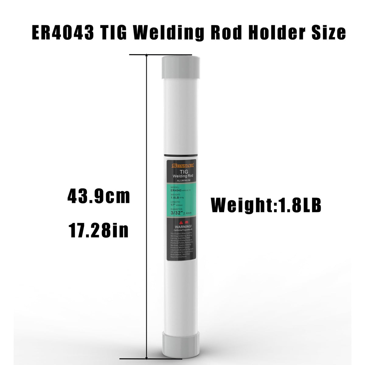 Alloy compatibility with 6061 and 6063 for SONNLER ER4043 filler metal.
