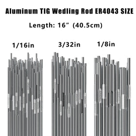 Diameter option 3/32 inch highlighted on SONNLER ER4043 welding rod.
