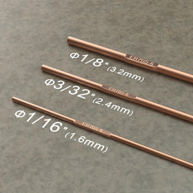 SONNLER ER70S-6 TIG bead close-up showing smooth bead potential.