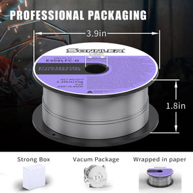 SONNLER E308LFC-O low splatter welding performance