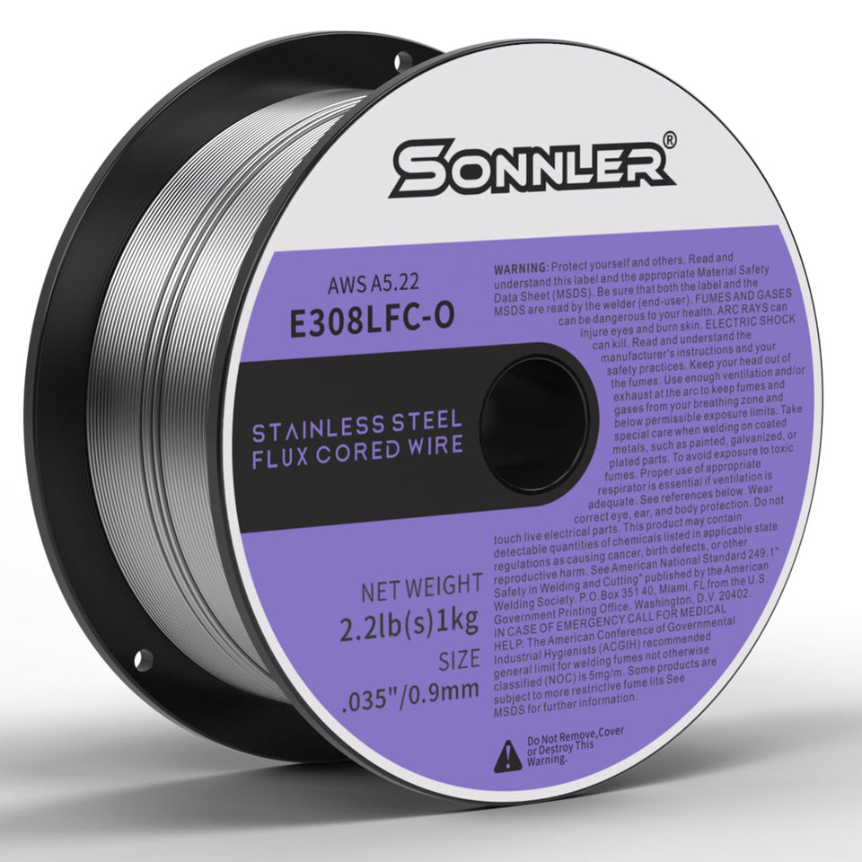 SONNLER E308LFC-O spool for gasless MIG welding