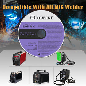 SONNLER E308LFC-O compatible with HF Forney Lincoln welders