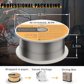 SONNLER Sonner 035 on-welder setup demonstrates compatibility with common MIG welders