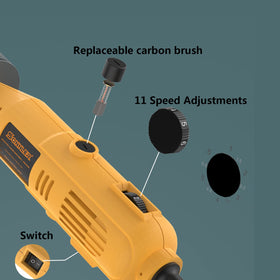 SONNLER grinding head aligns electrodes with offset compensation.