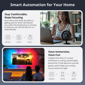 SONOFF compact smart plug in-use with charging device and cable