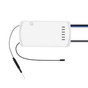 SONOFF iFAN04 ceiling fan light controller in setup-ready view for smart home integration.