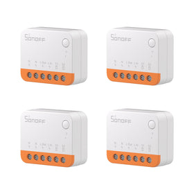 SONOFF MINIR4 compact size fits in small junction boxes for easy installation.