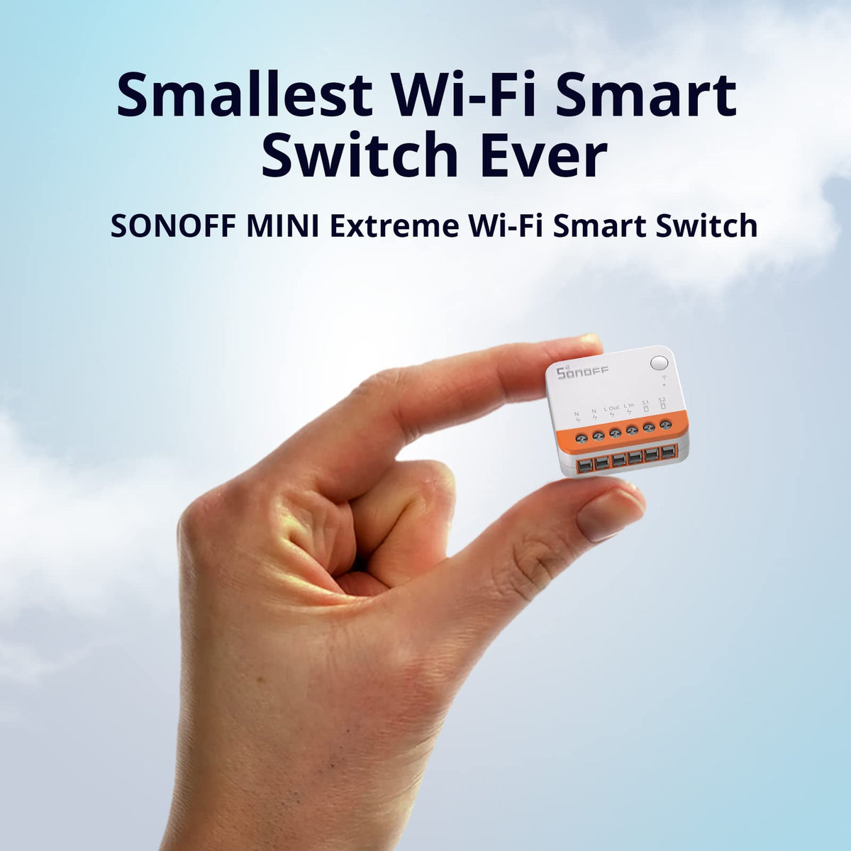 SONOFF MINIR4 external switch connection illustrates versatile wiring options.