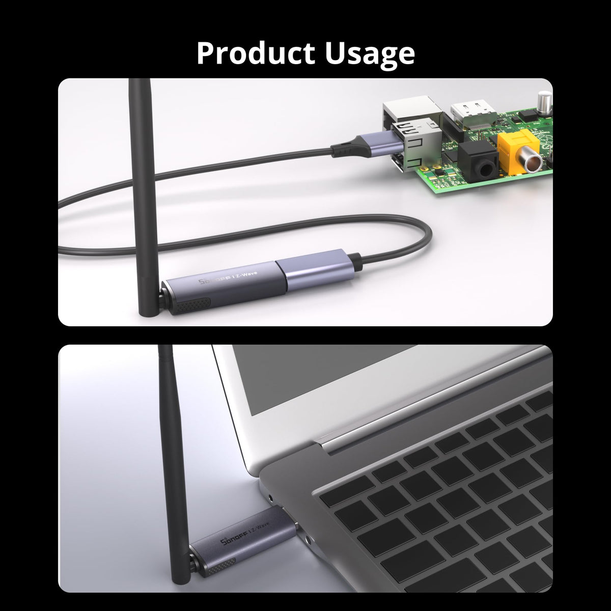 SONOFF Z-Wave 800 Dongle Plus long-range capability expands device coverage