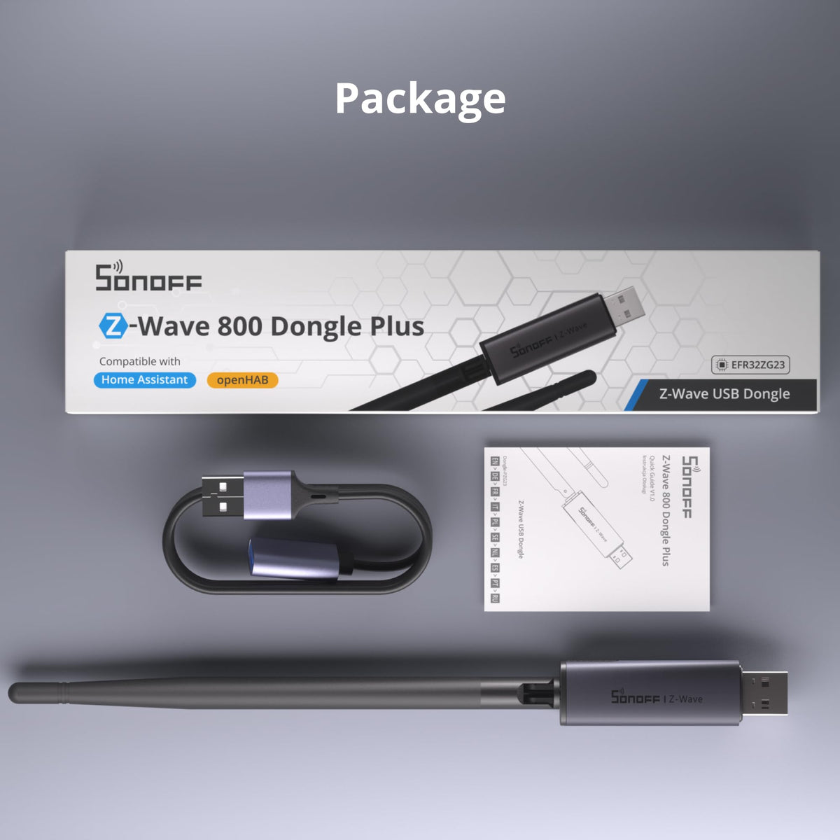 SONOFF Z-Wave 800 Dongle Plus S2 security integrates safely with networks