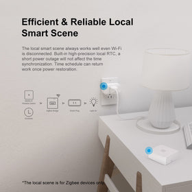 SONOFF Zigbee Bridge Pro Hub local-alarm mode illustrates offline home security.