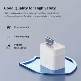 SONOFF Zigbee switch enabling hands-free control in car or desk setup