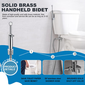 SonTiy brass hose connection for durable link to water supply