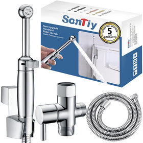 SonTiy handheld bidet sprayer brass nozzle for precise cleansing