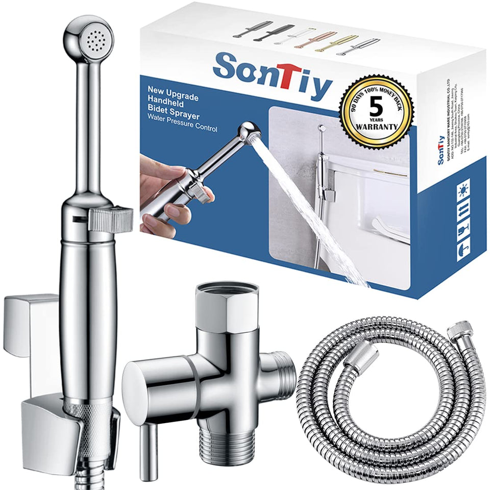 SonTiy handheld bidet sprayer brass nozzle for precise cleansing