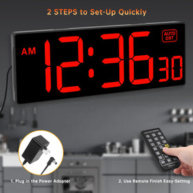 Soobest clock 5 level dimmer to fit room lighting and mood