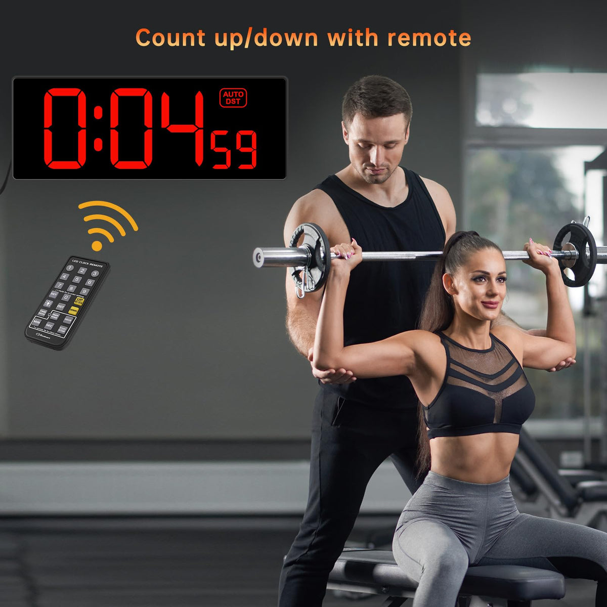 Soobest clock with DST auto feature for automatic time changes