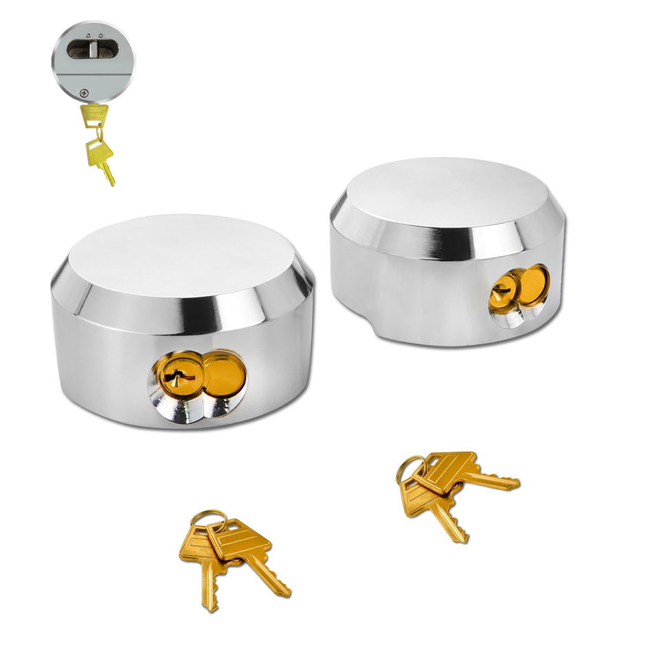 Soobool 6271 puck lock two-pack front view showing compact trailer security