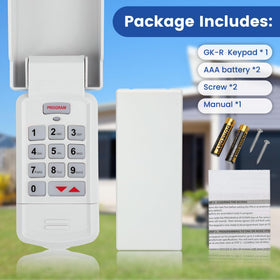 Soobool GK-R keypad back view showing rugged weatherproof shell.