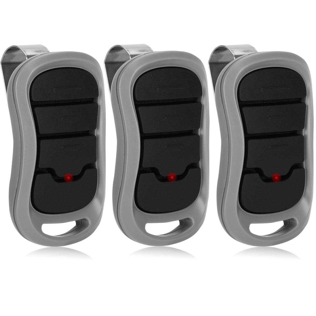 Soobool Genie remote 3-pack with three-button design for multiple doors.