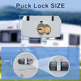 Soobool hidden shackle padlock detail highlighting security features