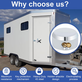 Soobool puck lock in trailer setup demonstrating versatile protection