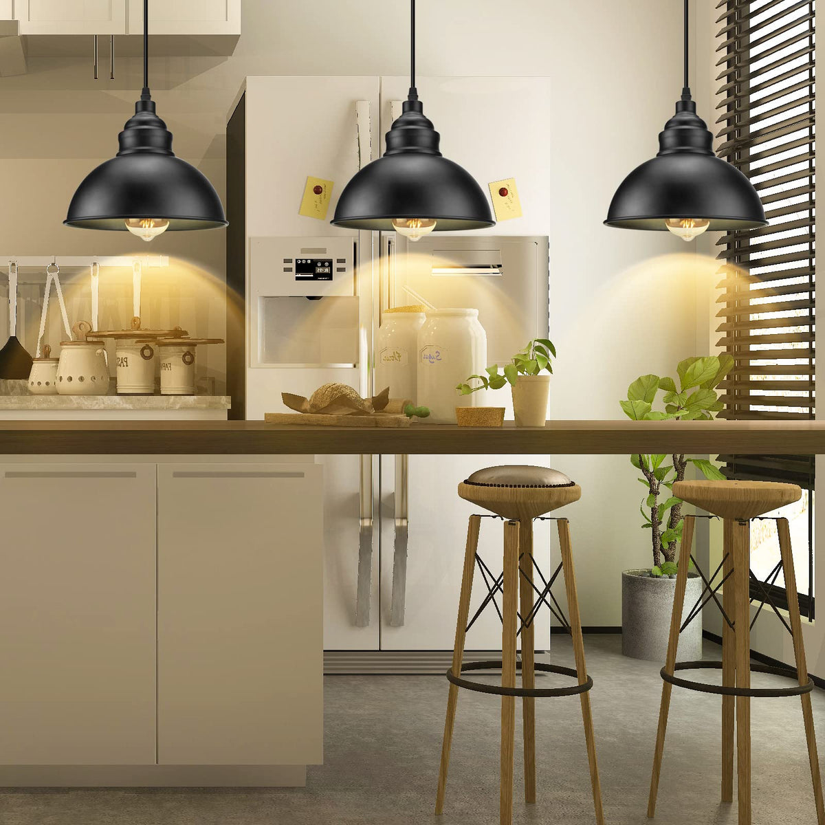 Lifetime warranty from SoodMi on plug-in pendant lighting.