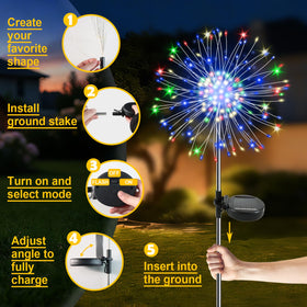 Soomit solar panels charge in daylight for long-lasting nighttime illumination