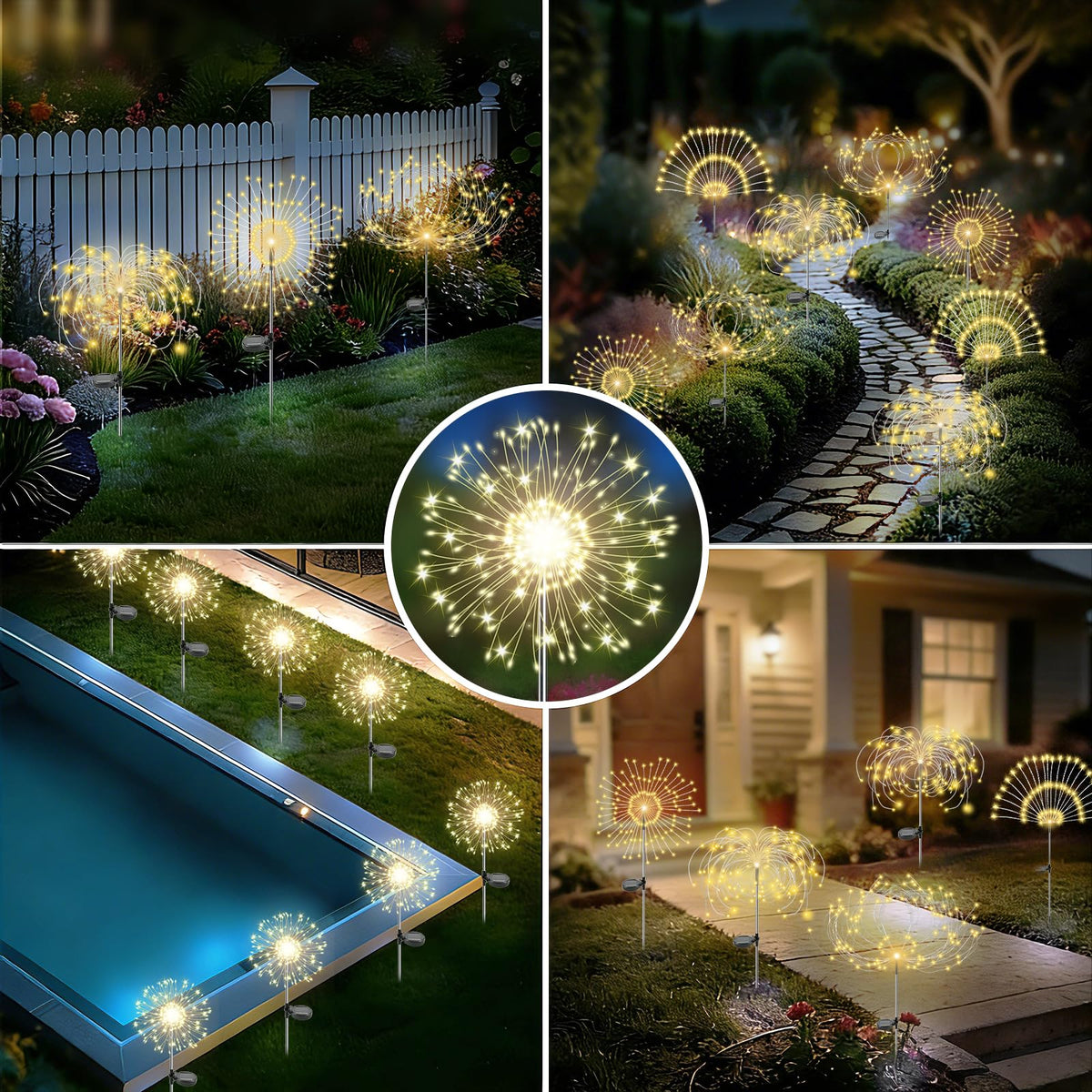Soomit waterproof lights withstand rain and snow for year-round outdoor use.