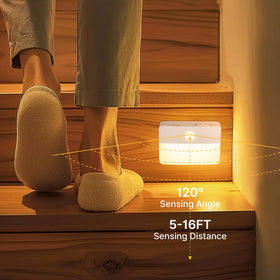 sooogd motion sensor activates light up to 12 feet in dim conditions