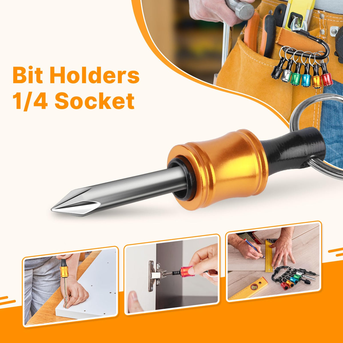 Sopclane 3lbs load capacity keeps bits secure during transport.
