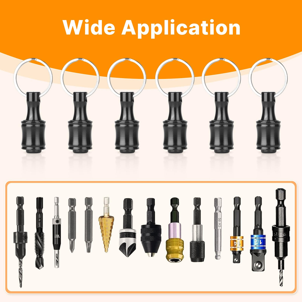 Sopclane durable aluminum bit holder supports up to 3 lbs.