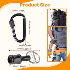 Sopclane impact driver-compatible bit holder in black.