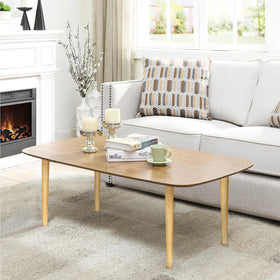 Sopicoz mid-century modern wood legs 16inch natural for stylish updates