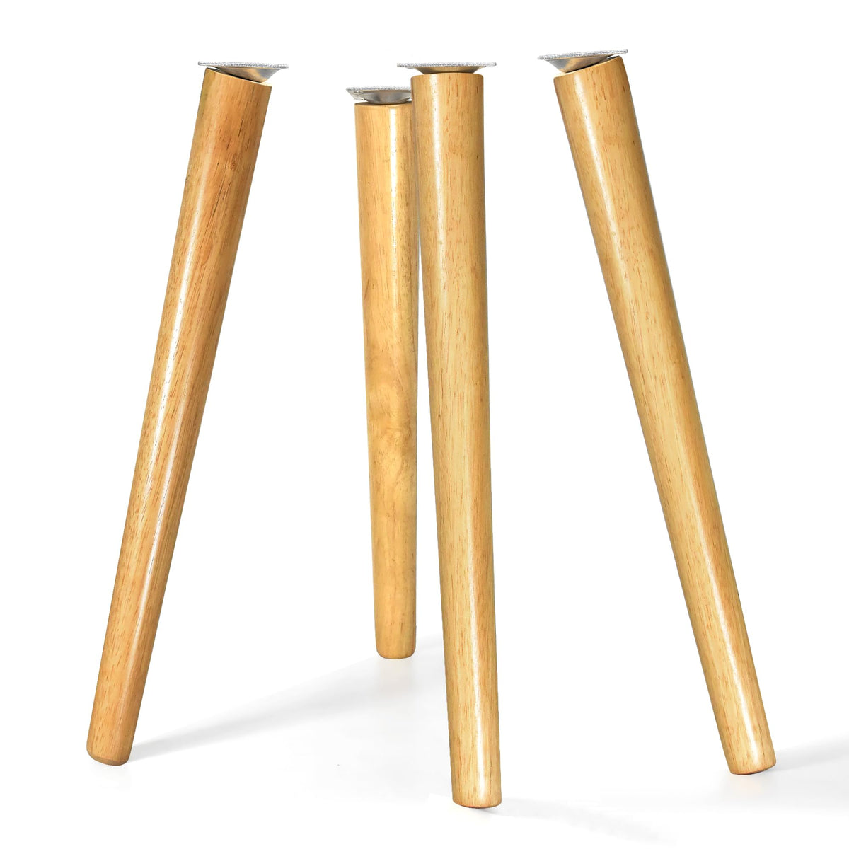 Sopicoz table legs 16inch tapered natural for DIY upgrades and mid-century vibe