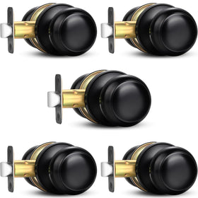 Sopoby black door knob pack overview with modern design for any room