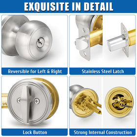 Sopoby contemporary satin nickel hardware complements modern exteriors