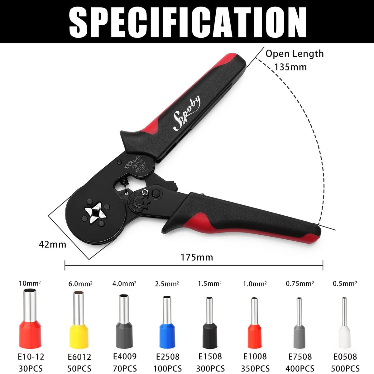 Sopoby ergonomic nylon-handle design reduces hand fatigue during long wiring sessions.