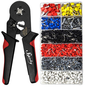 Sopoby ferrule crimping tool kit with pliers for precise terminations and reliable connections.
