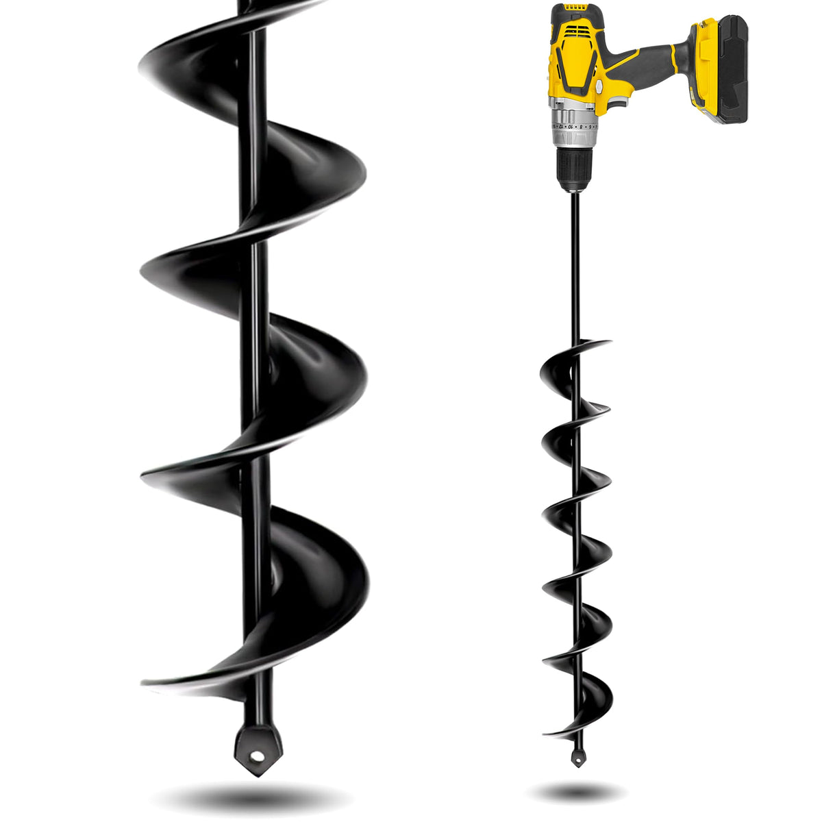 SORANGEUN garden auger 3inch digging action for quick planting