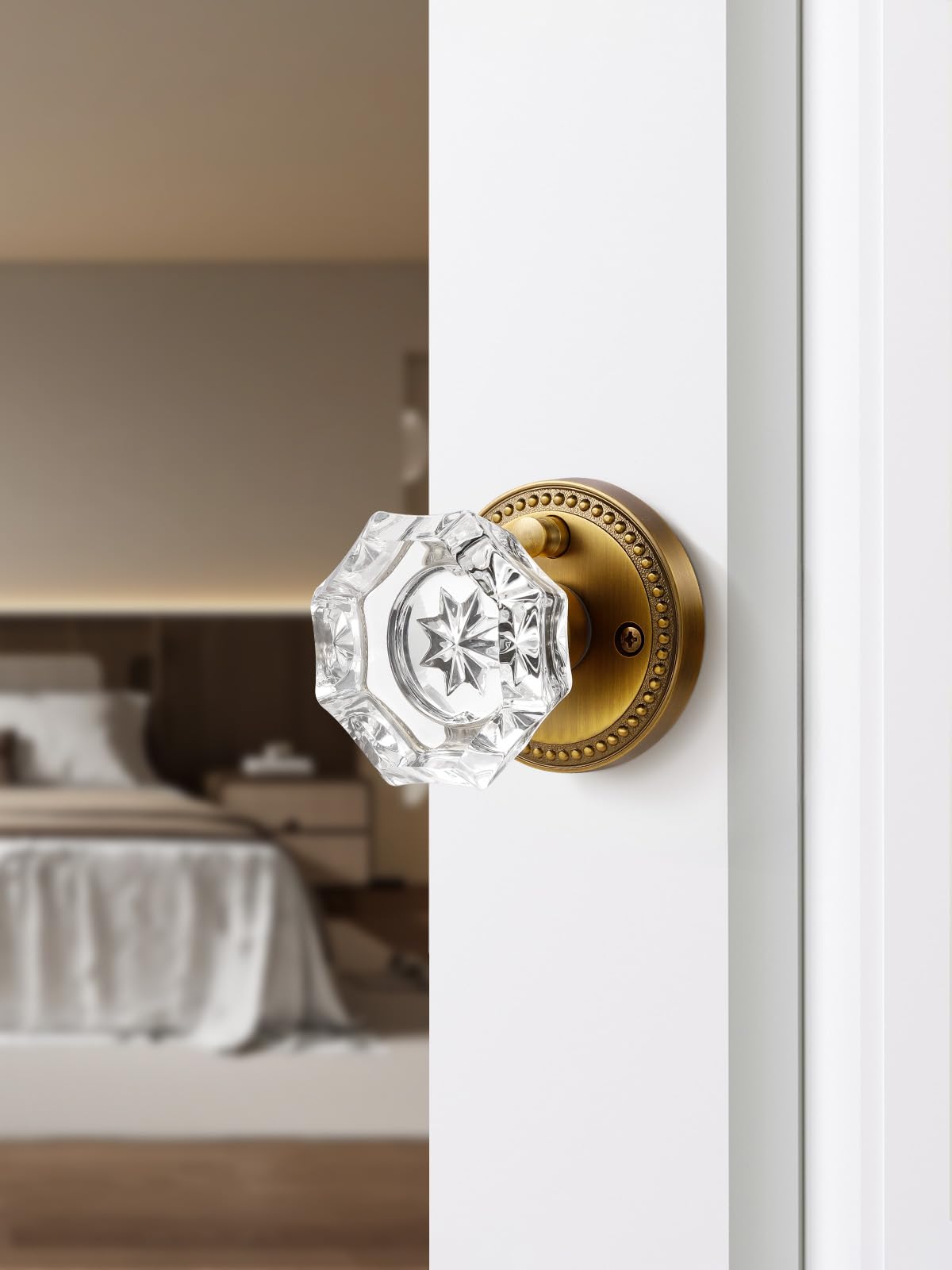 SORWDUERM zinc alloy knob with luxurious antique brass finish