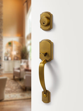 SORWDUERM reversible lever-handle fits both-handed doors.