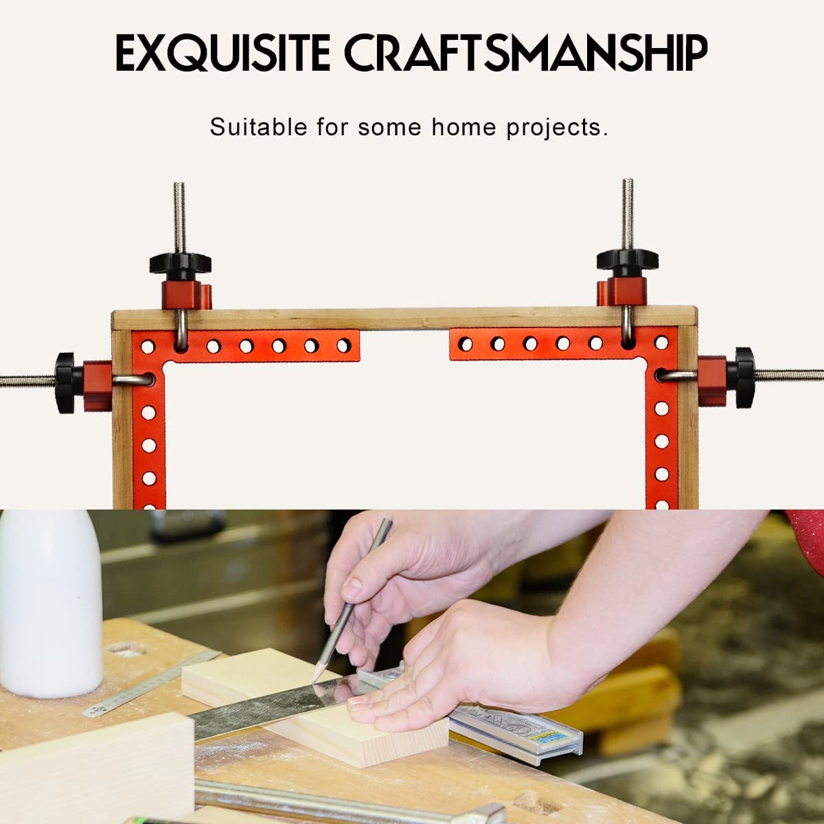 SOSERIVD right-angle clamp ensures neat, square picture frames.