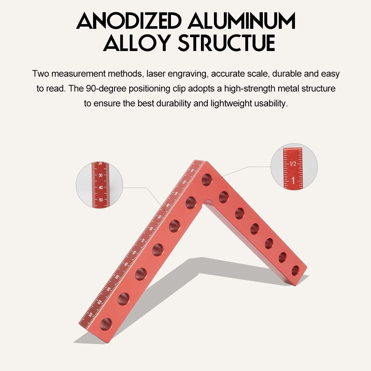 SOSERIVD right-angle clamp for square frames and cabinet parts.